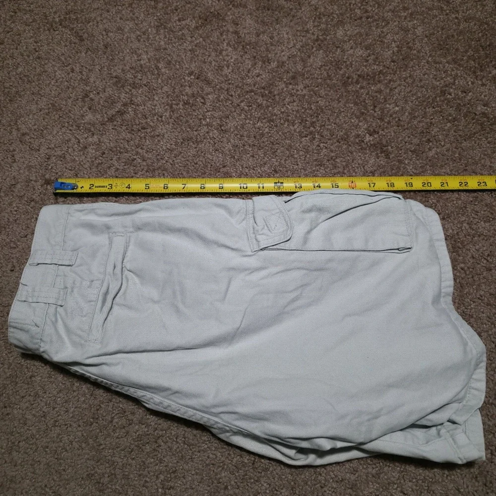 Y2K Rusty Cargo Khaki Shorts Mens Size 34 *Fits 32 Beige Skater